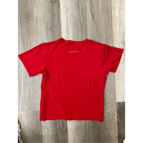 Dolce & Gabbana Red Logo Baby T-Shirt, Found in Italy, Size Small* - Picture 8 of 9